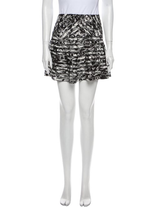 Parker Printed Mini Skirt Black