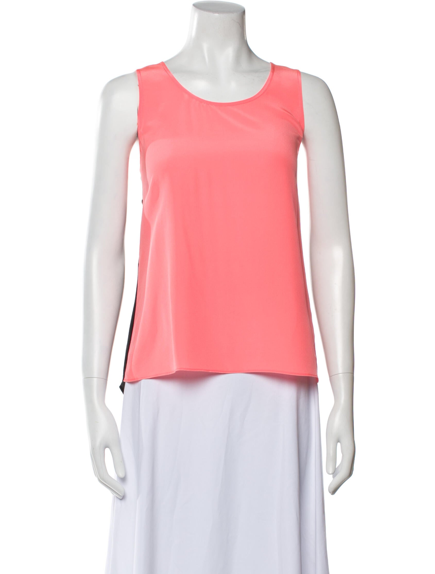 Parker Silk Scoop Neck Top