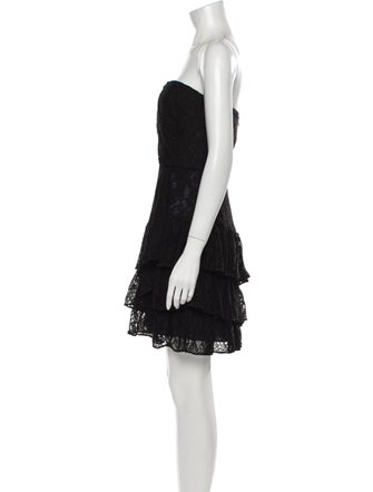 Parker Black Strapless Mini Dress
