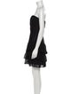 Parker Black Strapless Mini Dress