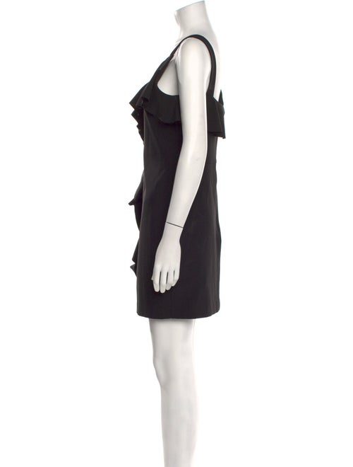 Parker Black Square Neckline Mini Dress