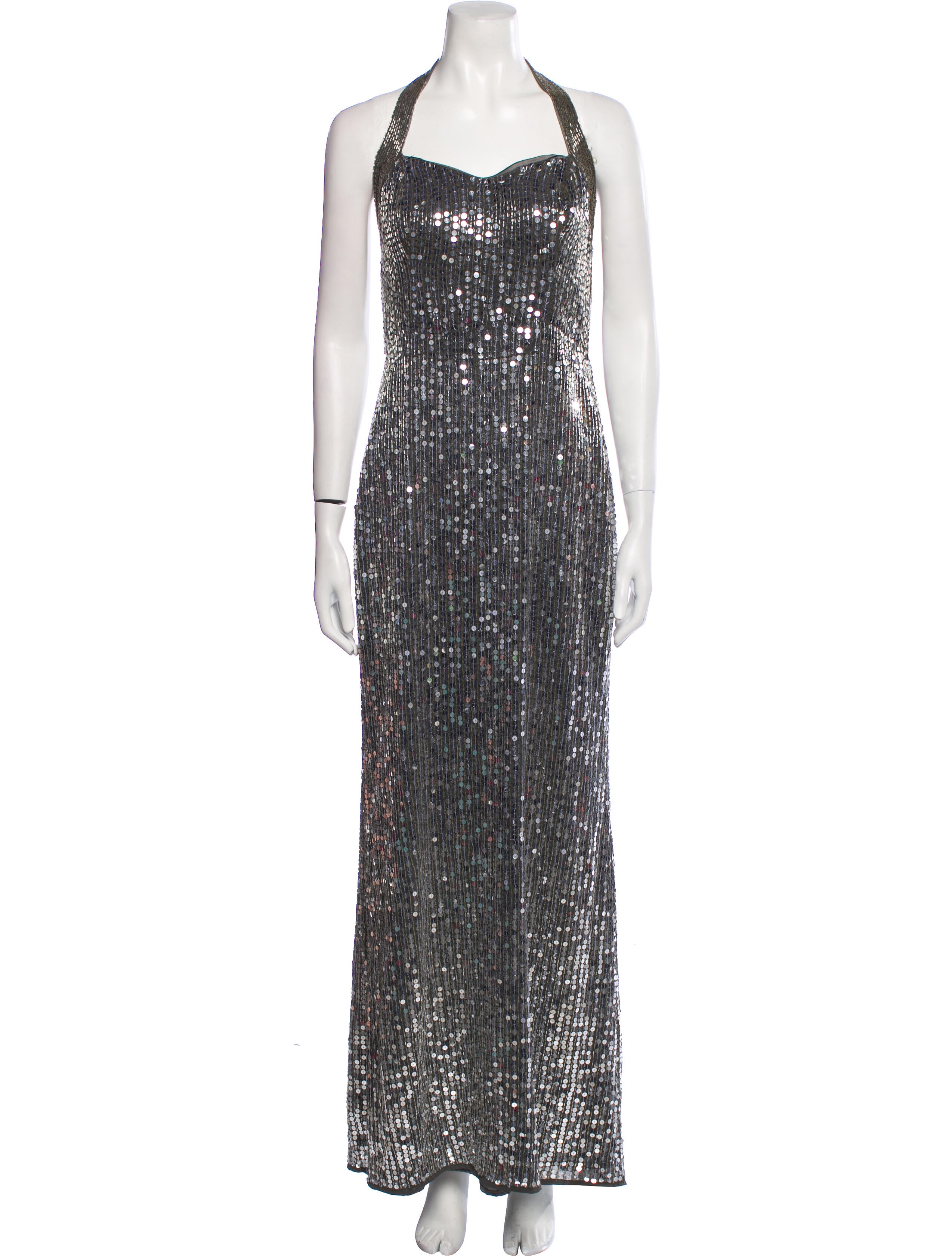 Parker Black Halterneck Long Dress w/ Tags