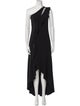 Parker Black One-Shoulder Long Dress