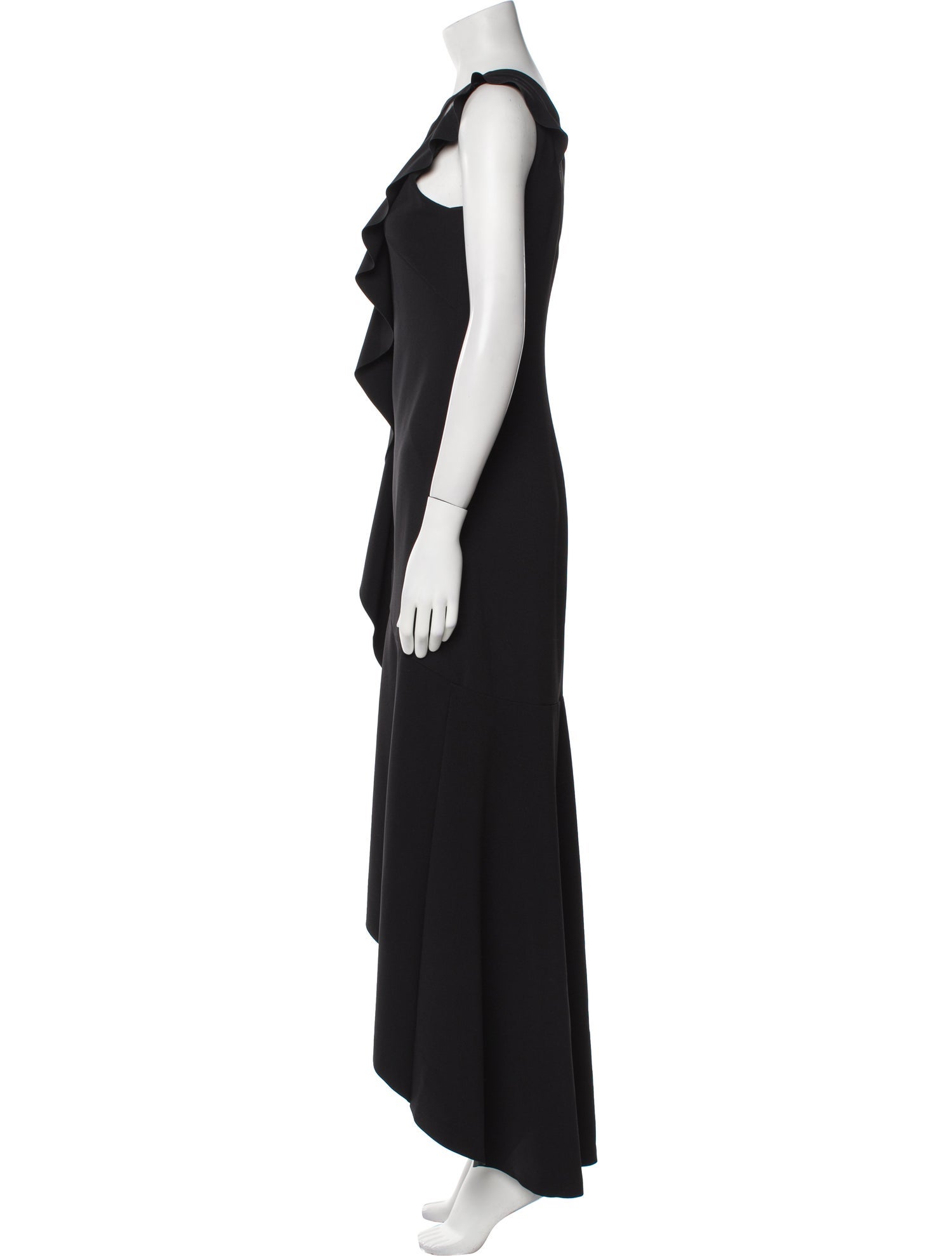 Parker Black One-Shoulder Long Dress