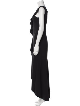 Parker Black One-Shoulder Long Dress