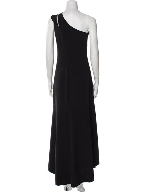 Parker Black One-Shoulder Long Dress