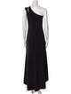 Parker Black One-Shoulder Long Dress