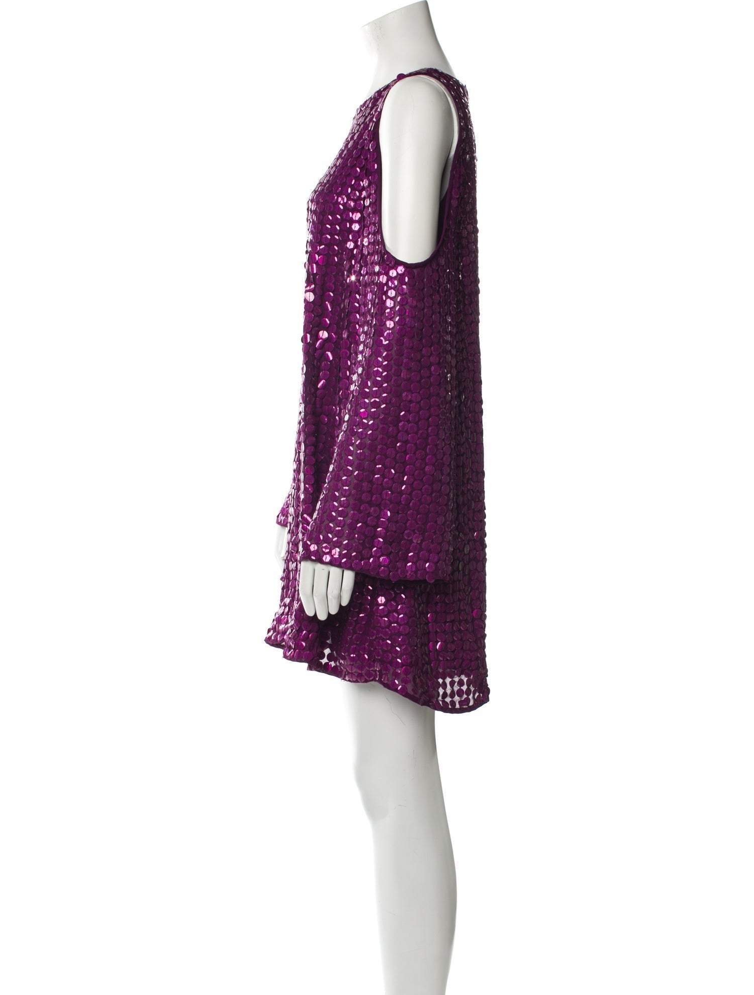 Parker Black Scoop Neck Mini Dress w/ Tags