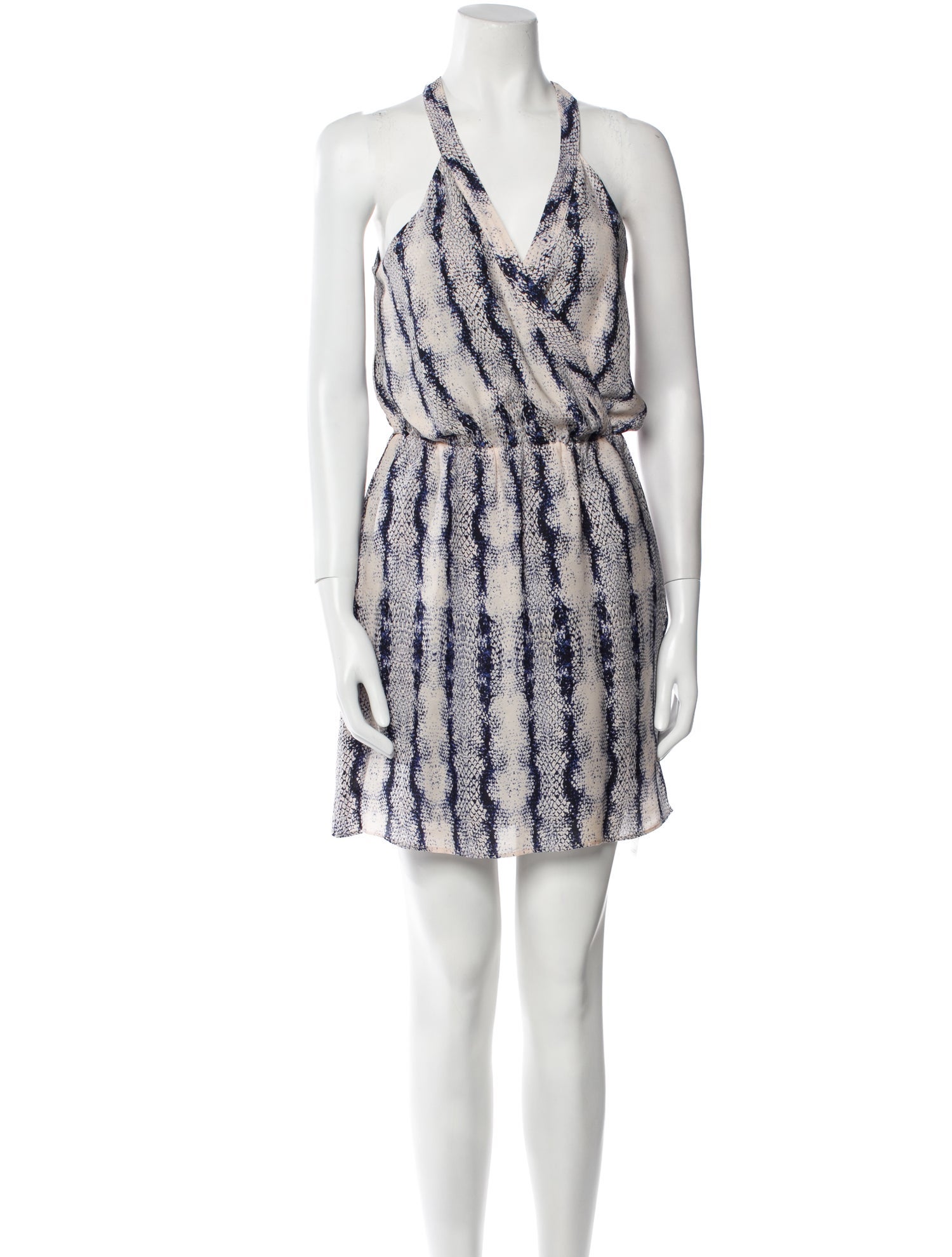 Parker Black Silk Mini Dress