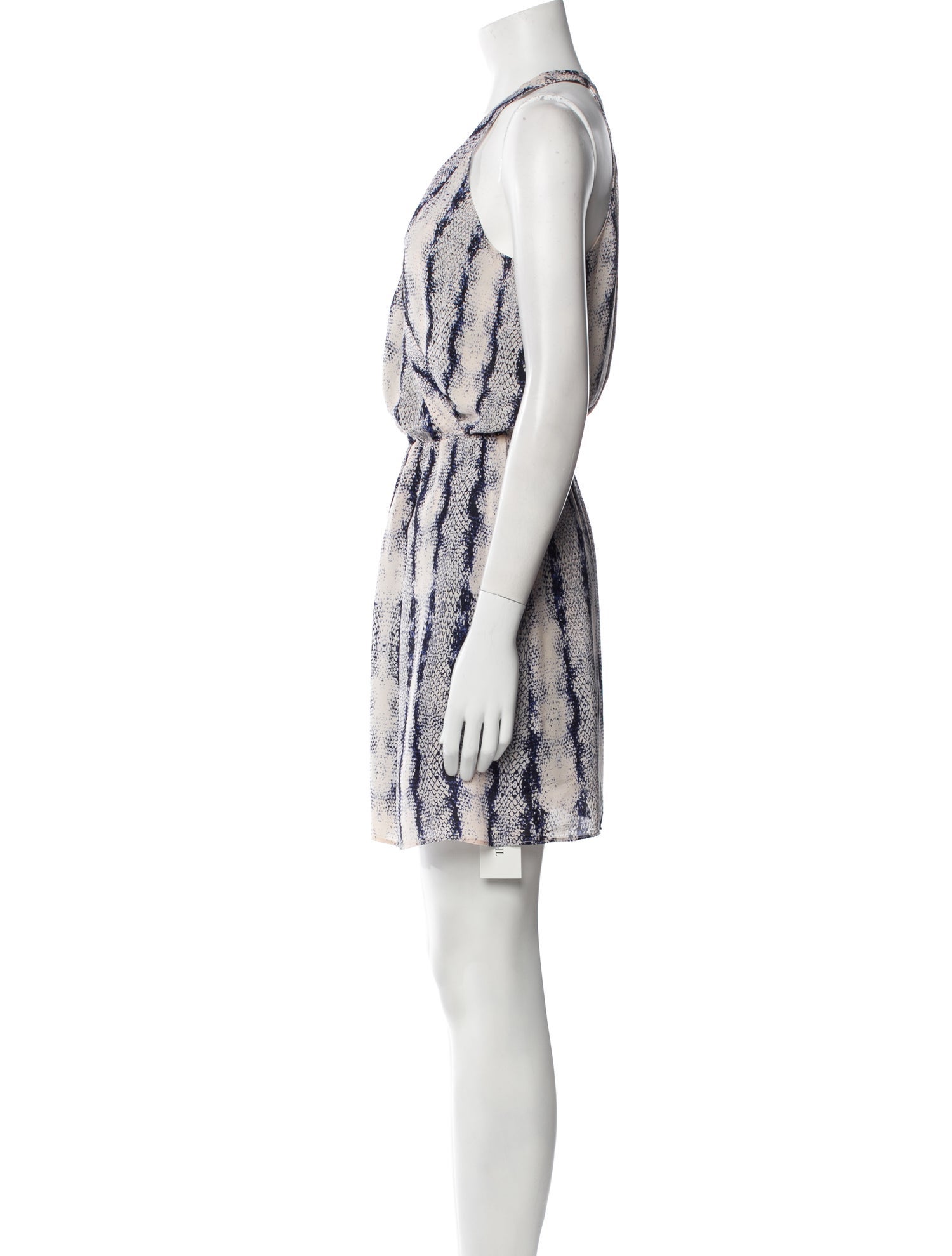 Parker Black Silk Mini Dress