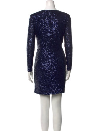 Parker Black V-Neck Mini Dress