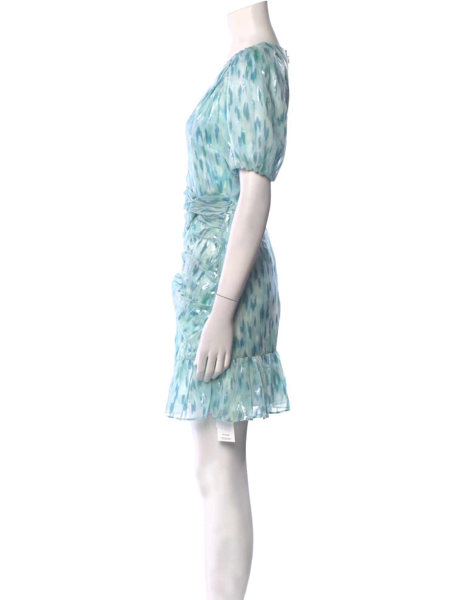 Parker Black Silk Mini Dress