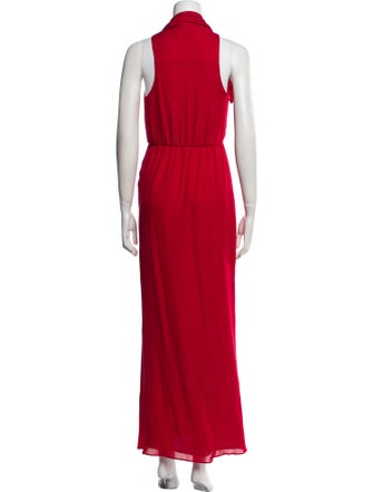 Parker Black Halterneck Long Dress