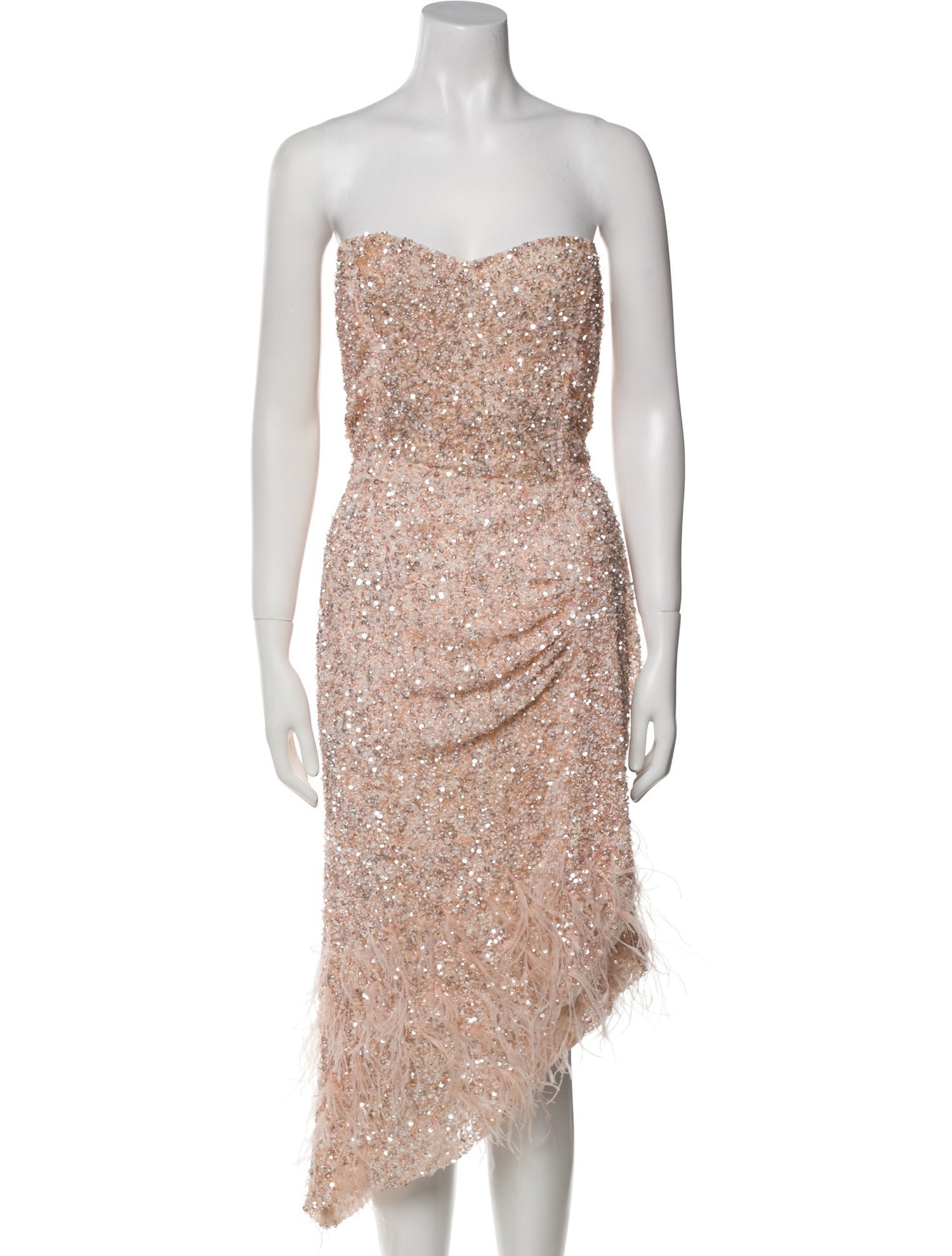 Parker Black Sequin Knee-Length Dress w/ Tags