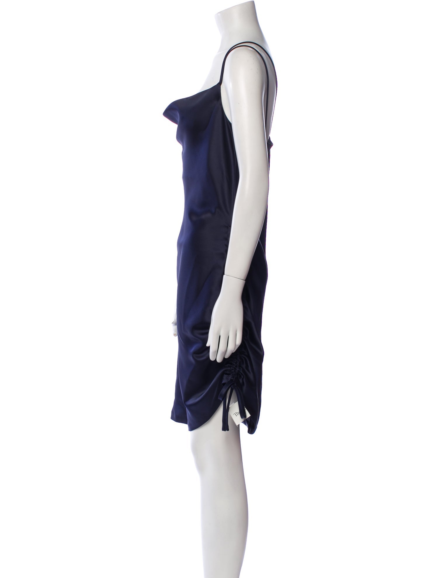 Parker Black Cowl Neck Mini Dress