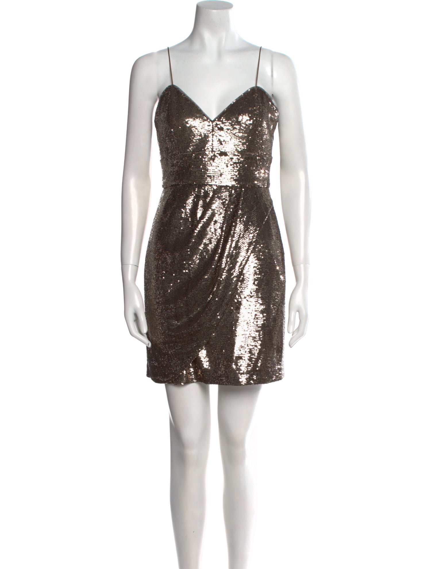 Parker Black V-Neck Mini Dress w/ Tags