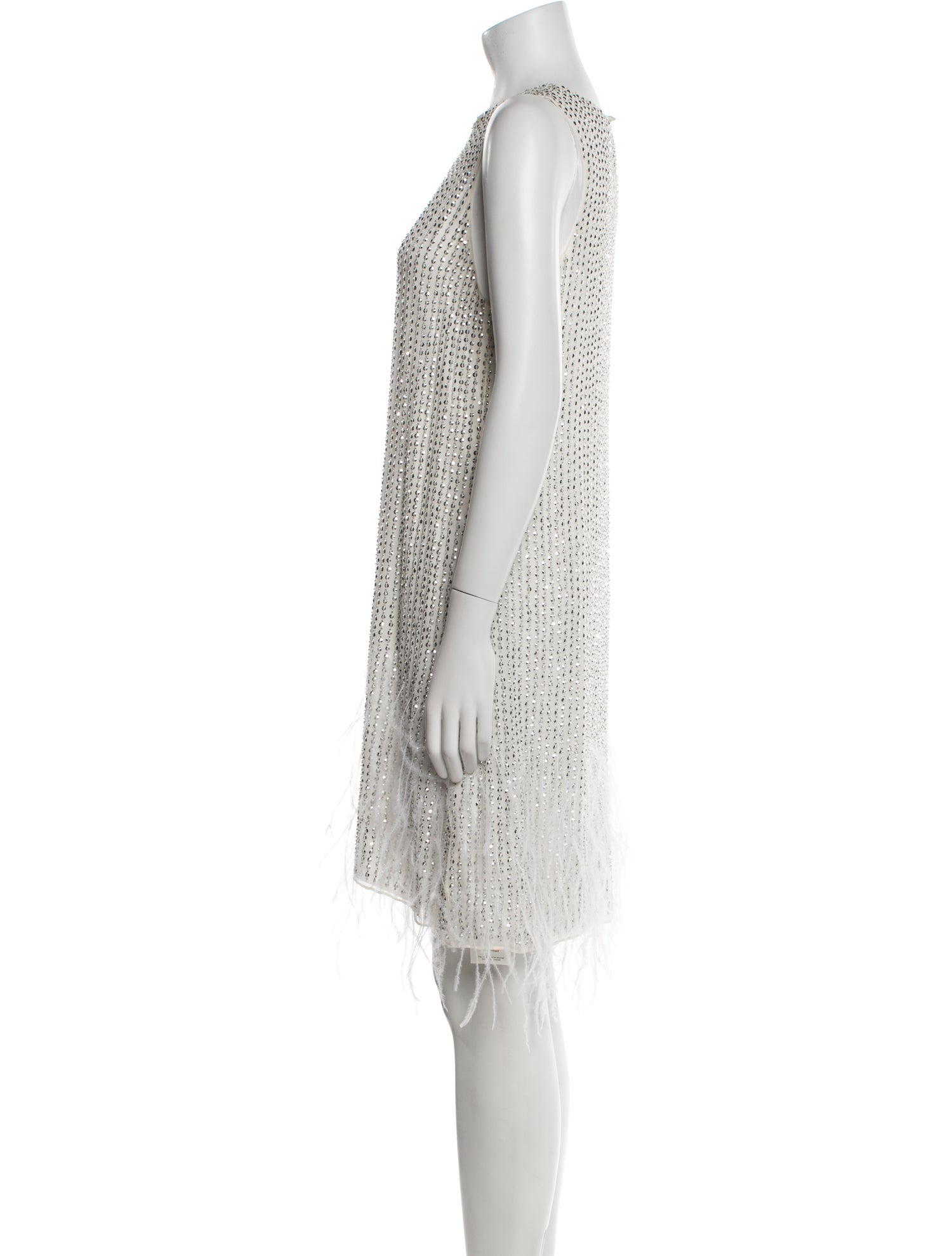 Parker Black Silk Knee-Length Dress