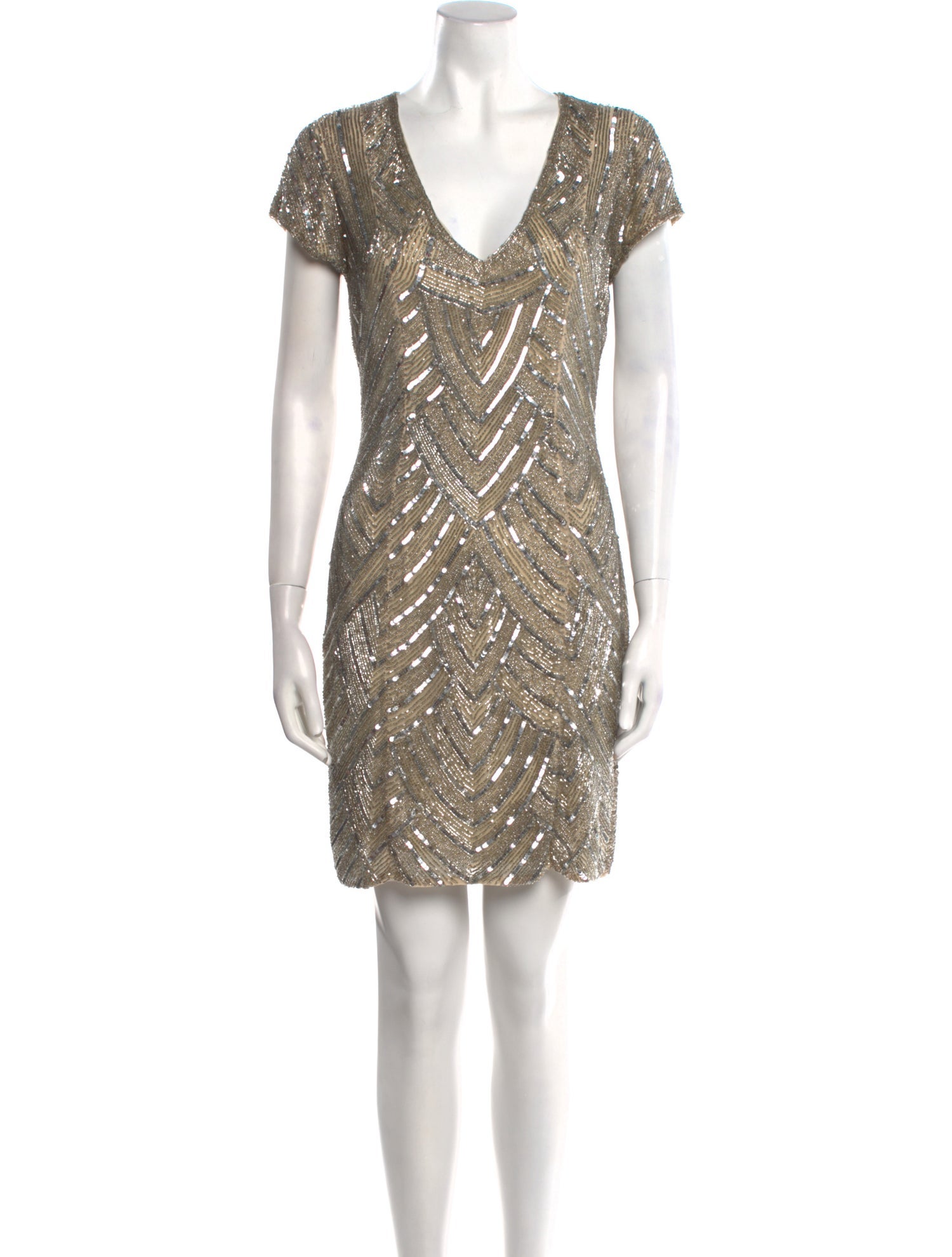 Parker Black Silk Mini Dress