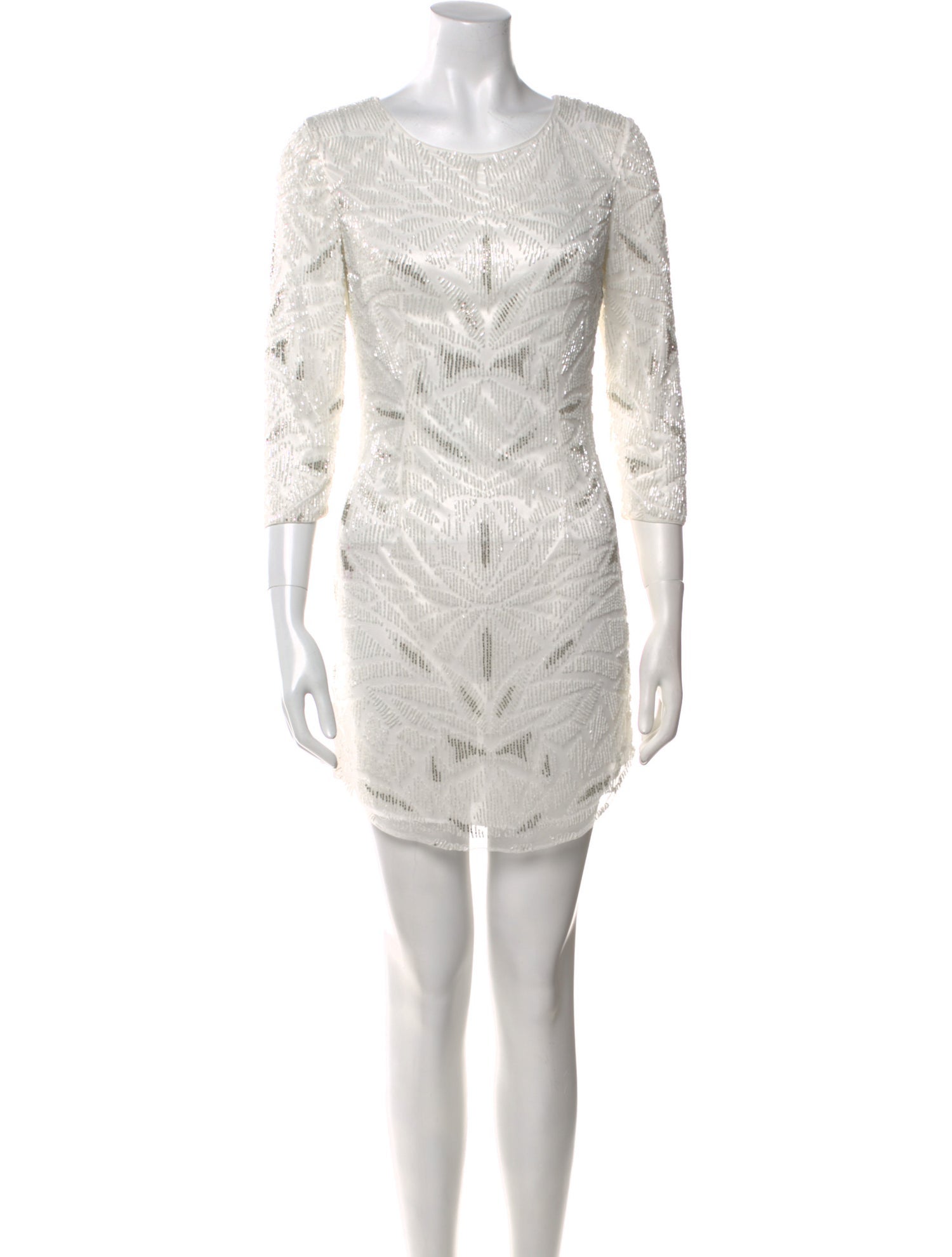 Parker Black Silk Mini Dress