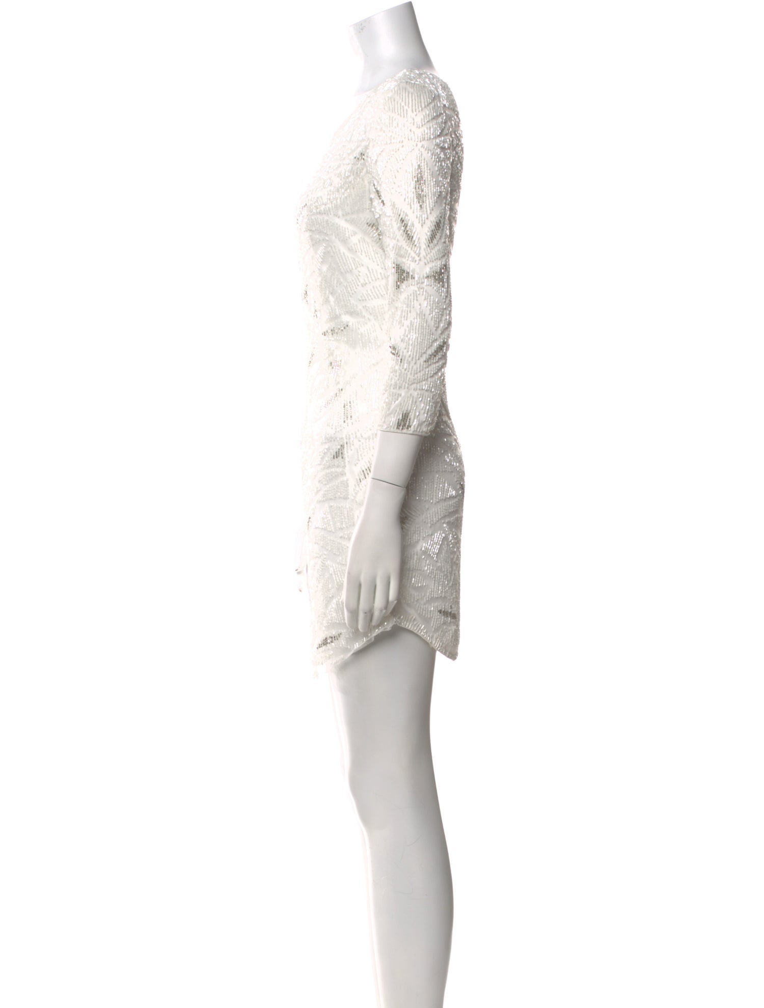 Parker Black Silk Mini Dress