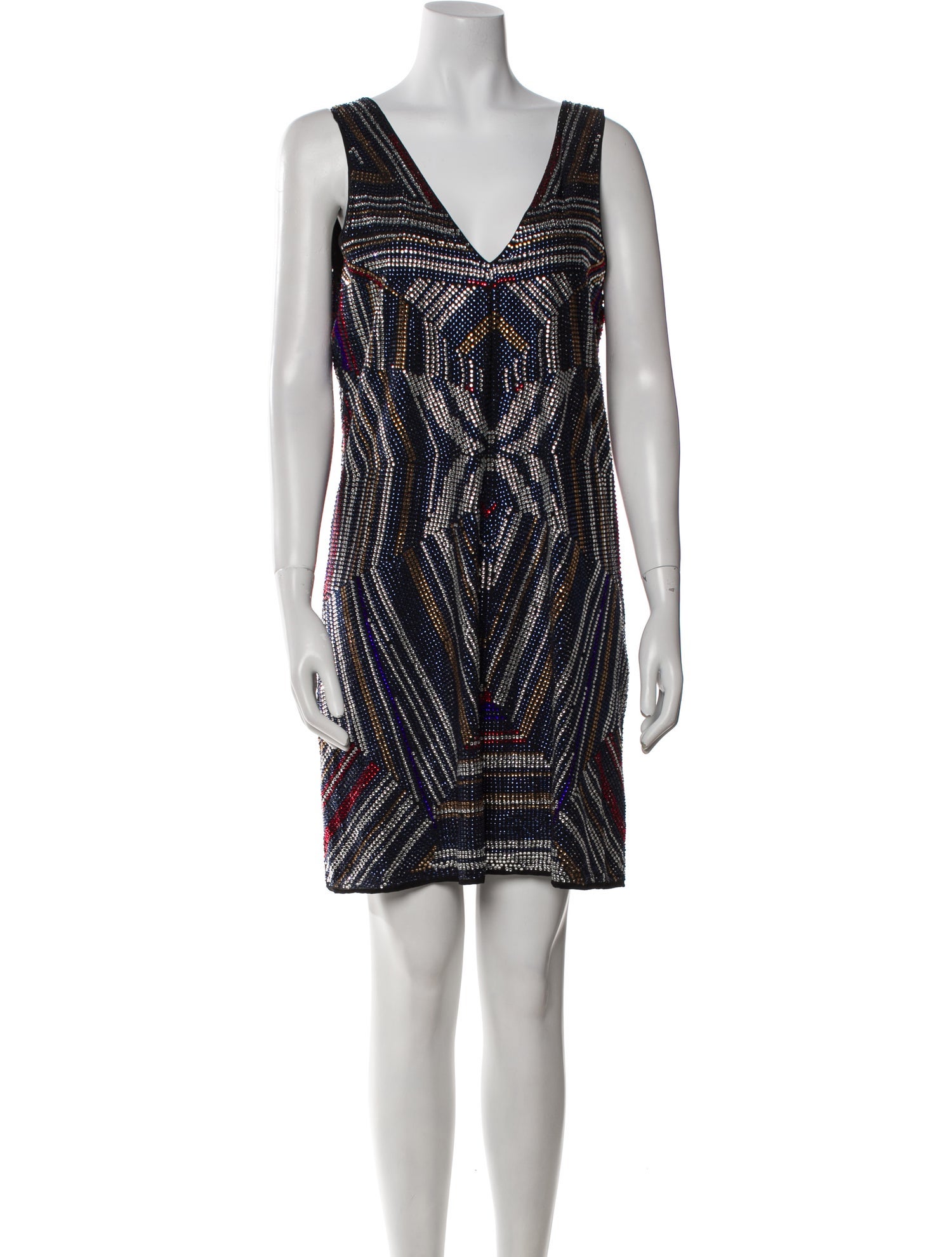 Parker Black Printed Mini Dress