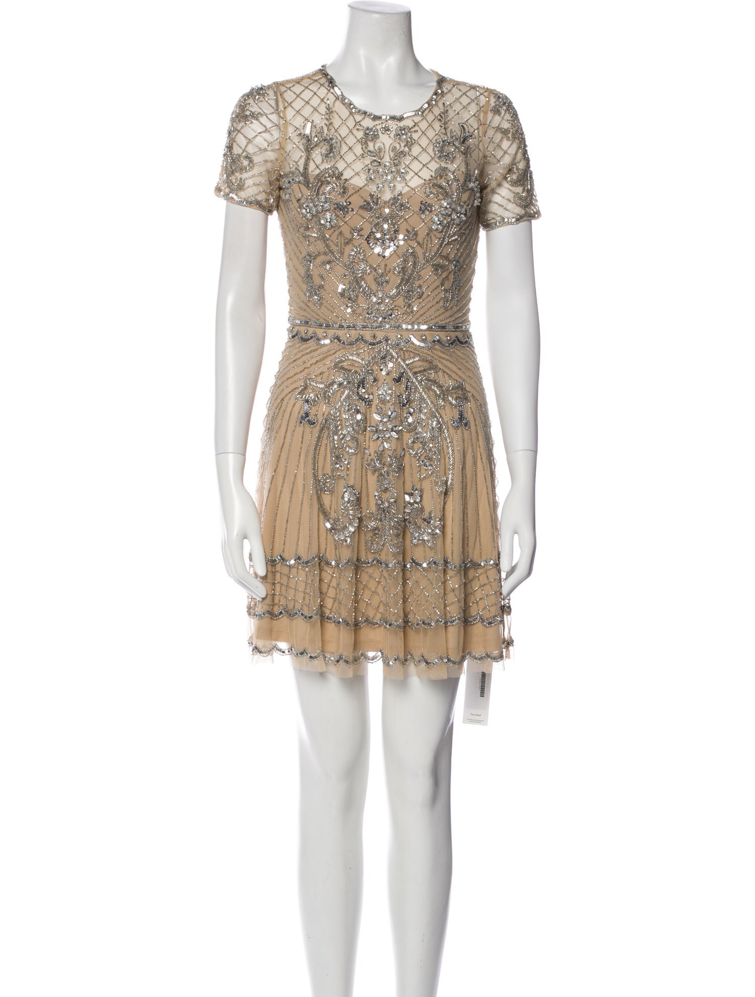 Parker Black Scoop Neck Mini Dress w/ Tags