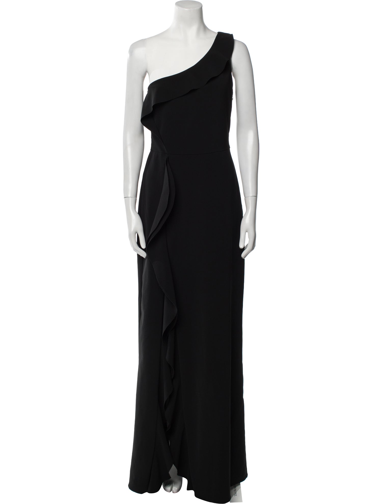 Parker Black One-Shoulder Long Dress