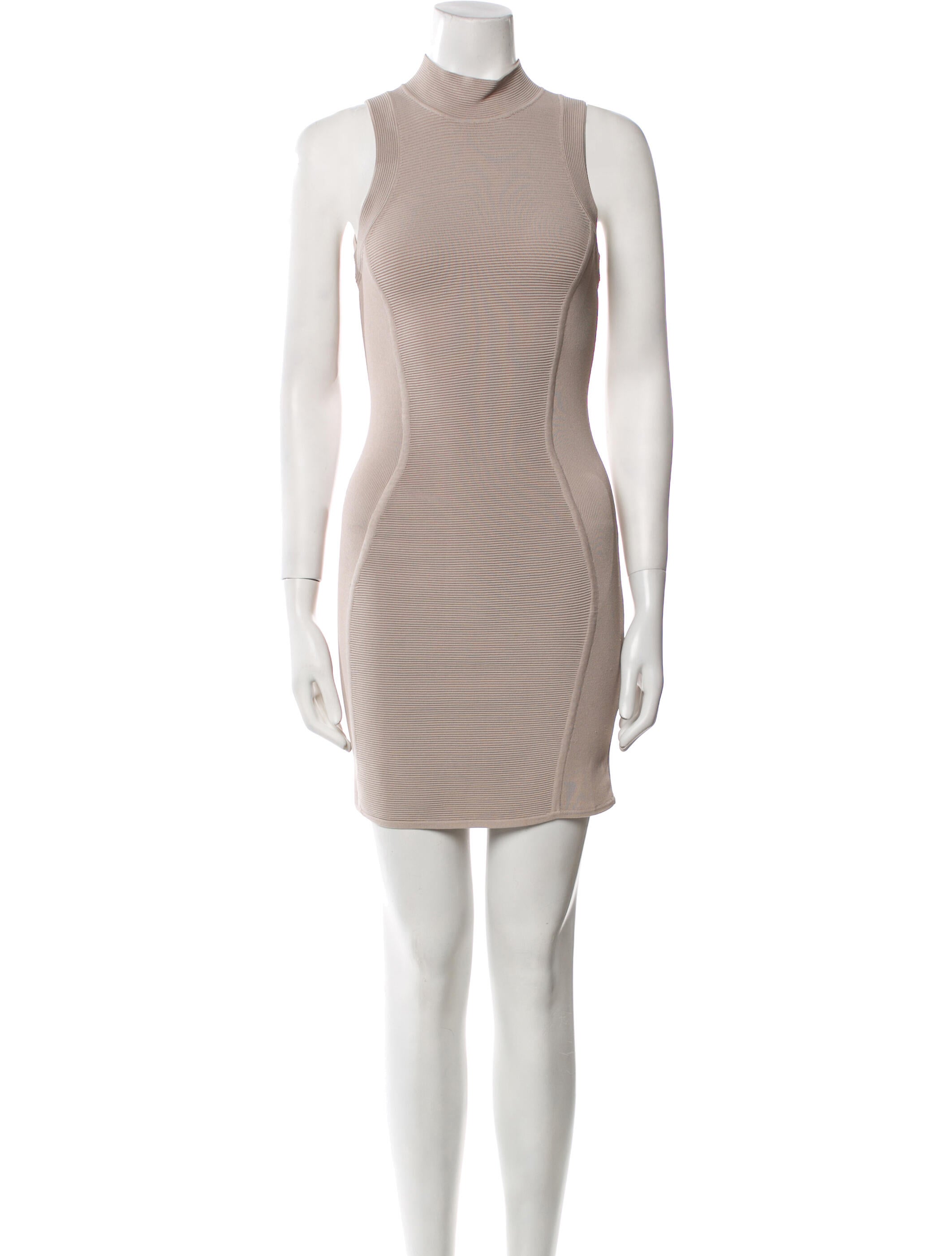 Parker Black Mock Neck Mini Dress