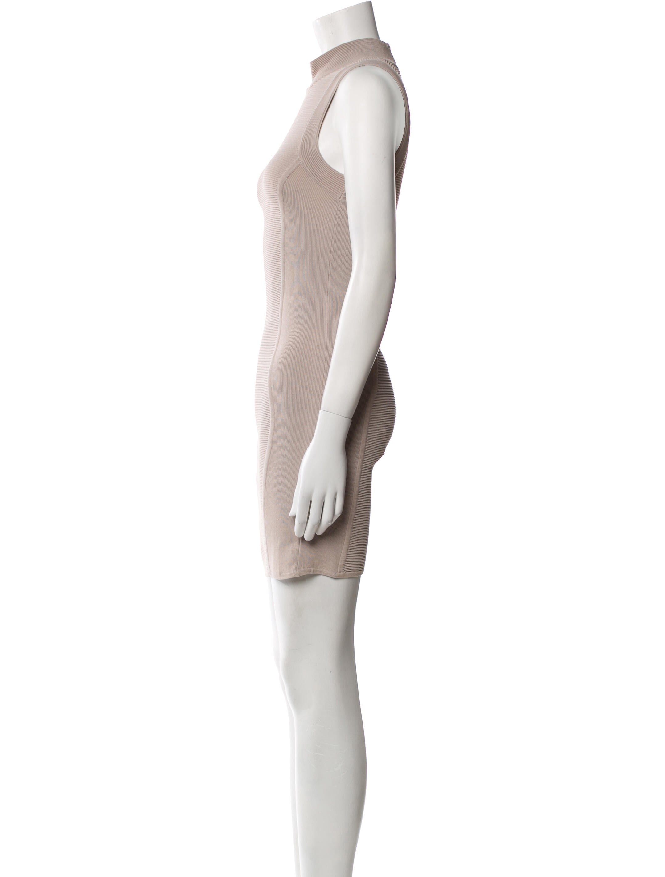 Parker Black Mock Neck Mini Dress