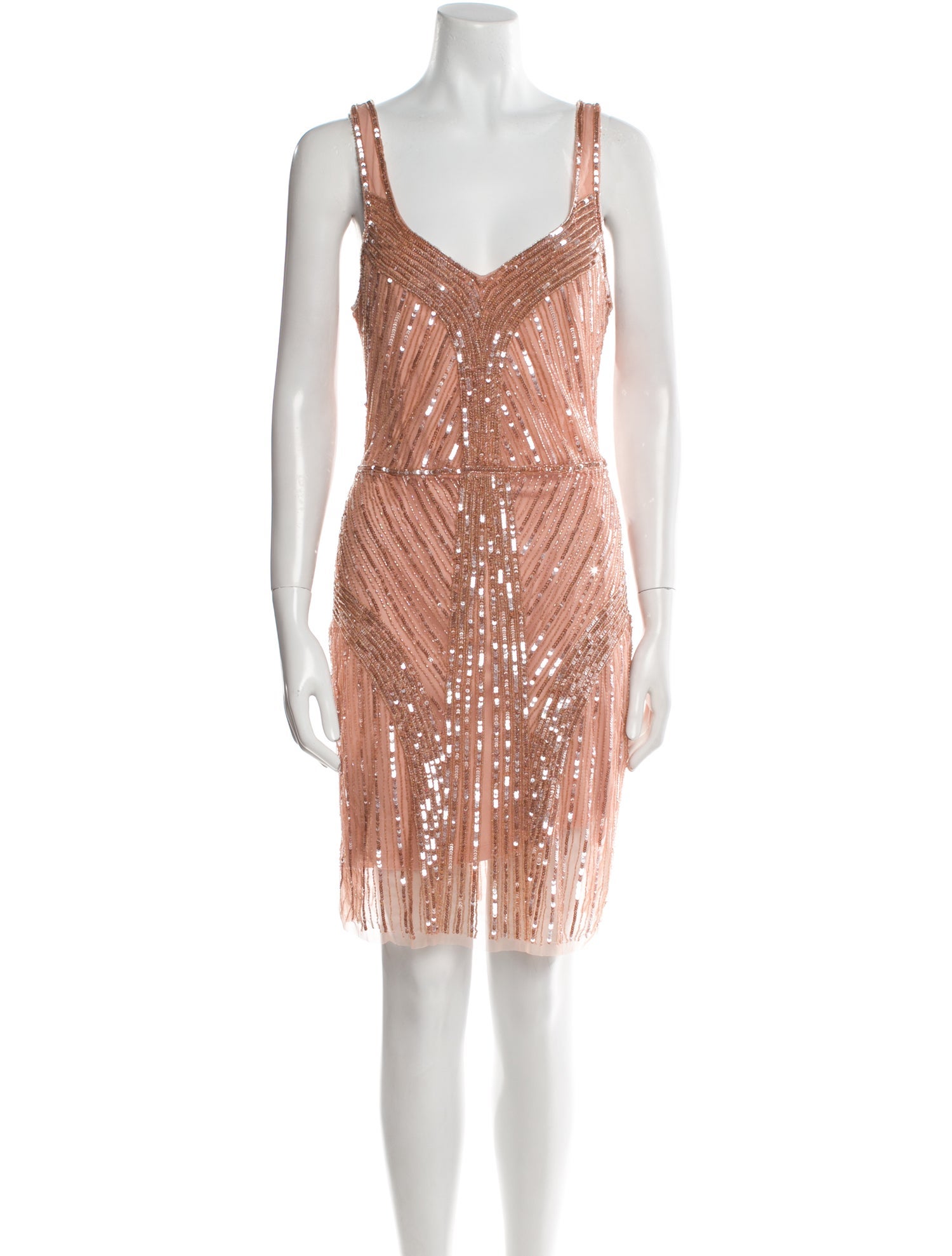 Parker Black V-Neck Knee-Length Dress w/ Tags