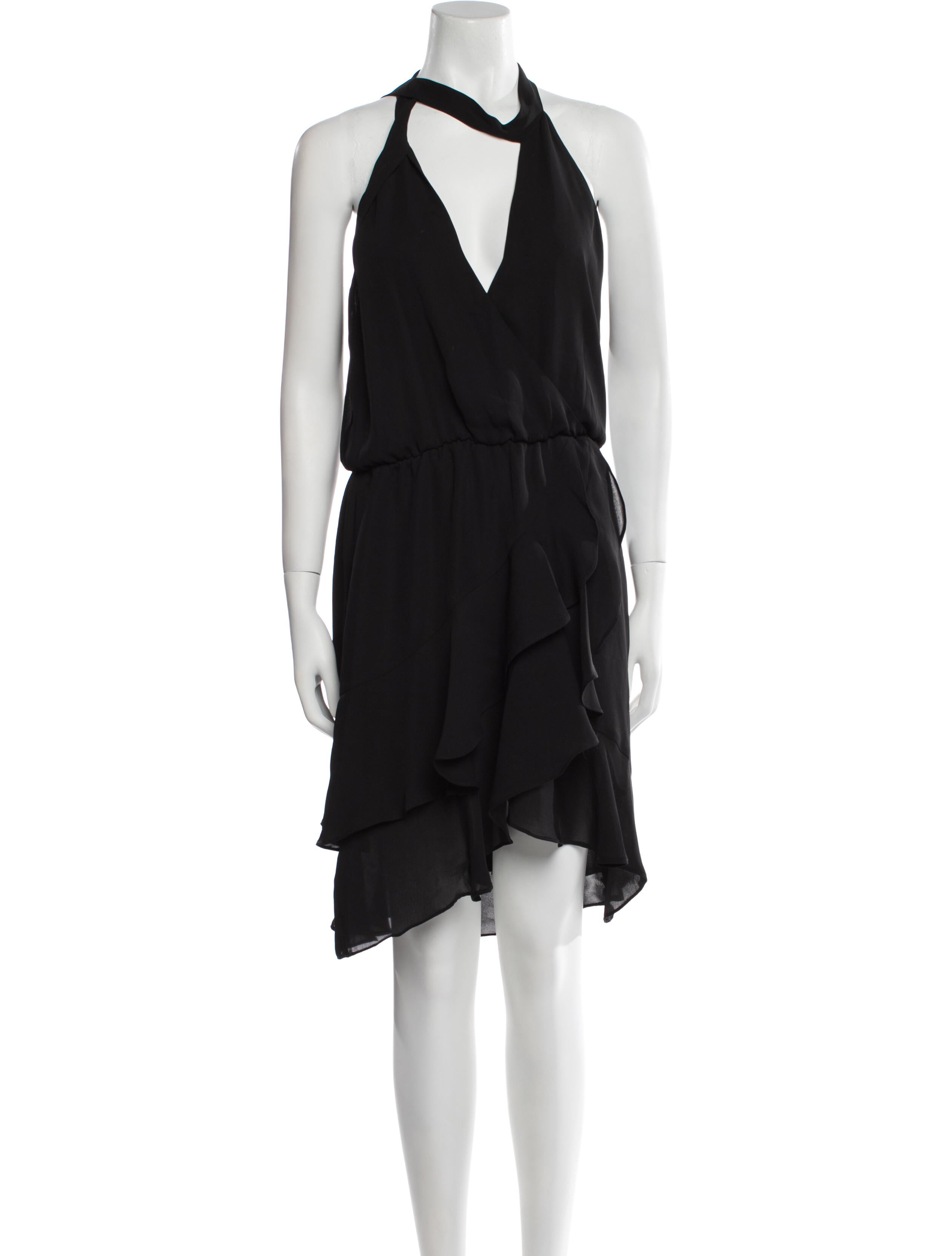 Parker Black Halterneck Mini Dress