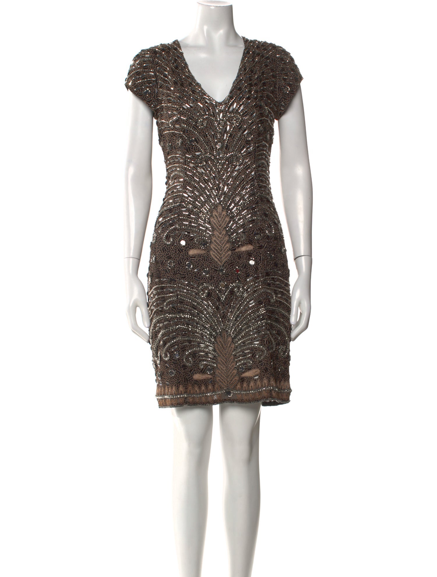 Parker Black Silk Mini Dress