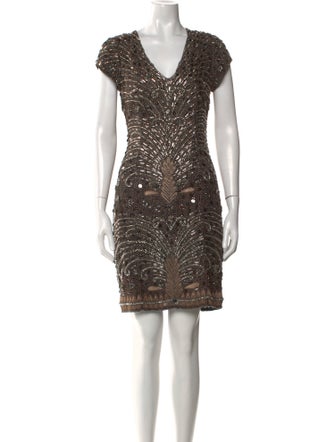 Parker Black Silk Mini Dress