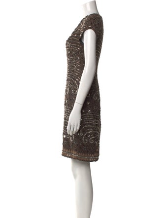 Parker Black Silk Mini Dress