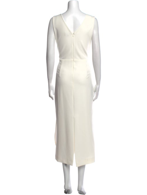 Parker Black V-Neck Long Dress