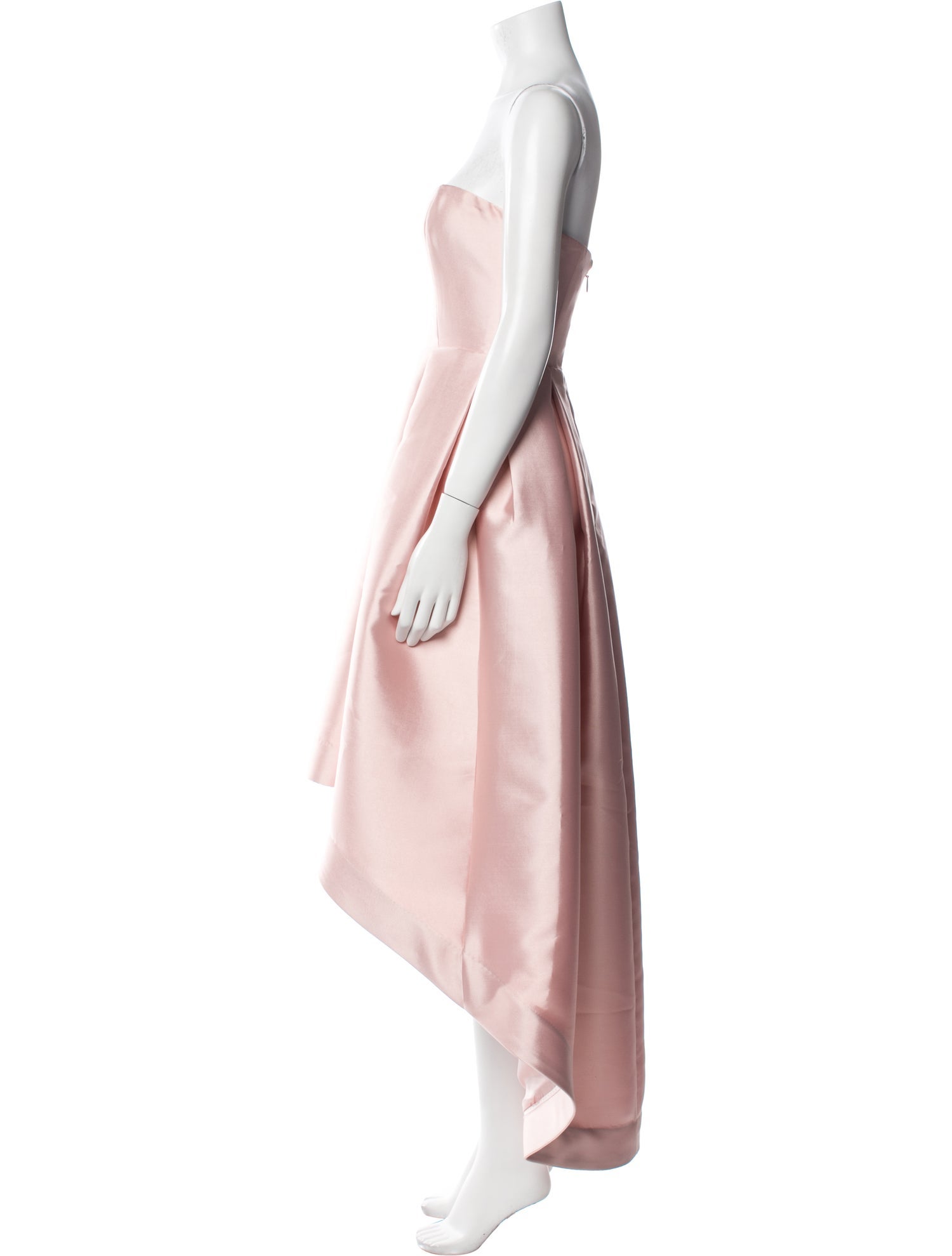 Parker Black Strapless Knee-Length Dress