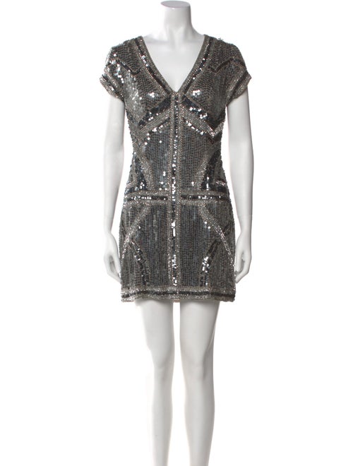Parker Black Silk Mini Dress