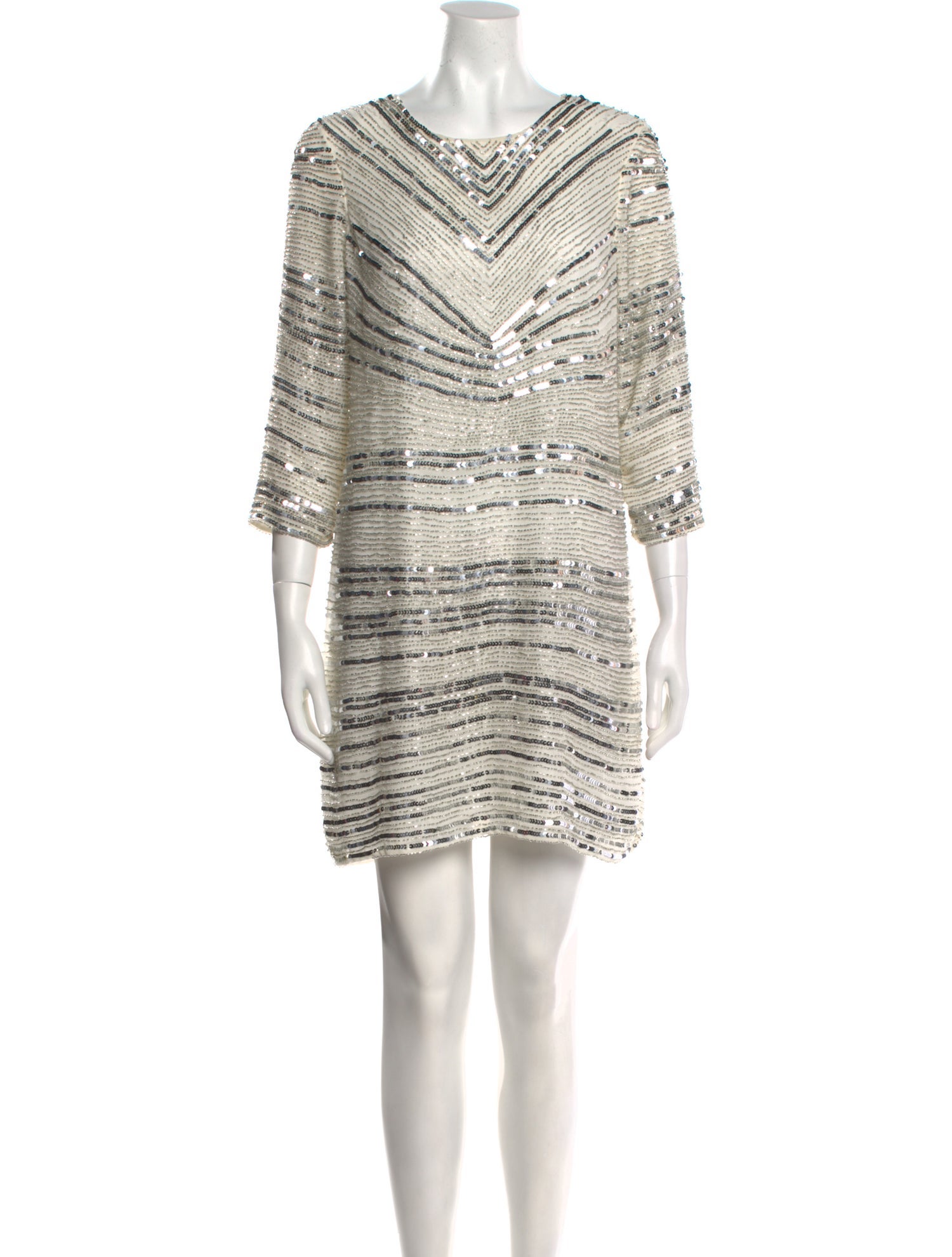 Parker Black Striped Mini Dress