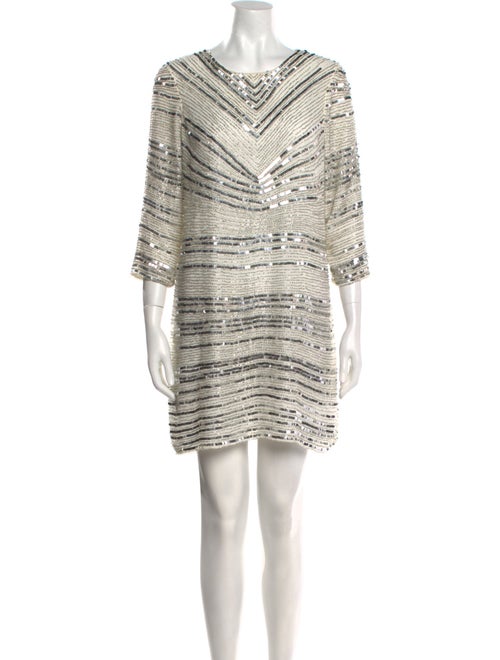 Parker Black Striped Mini Dress