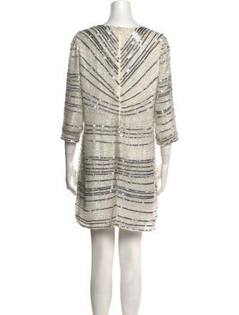 Parker Black Striped Mini Dress