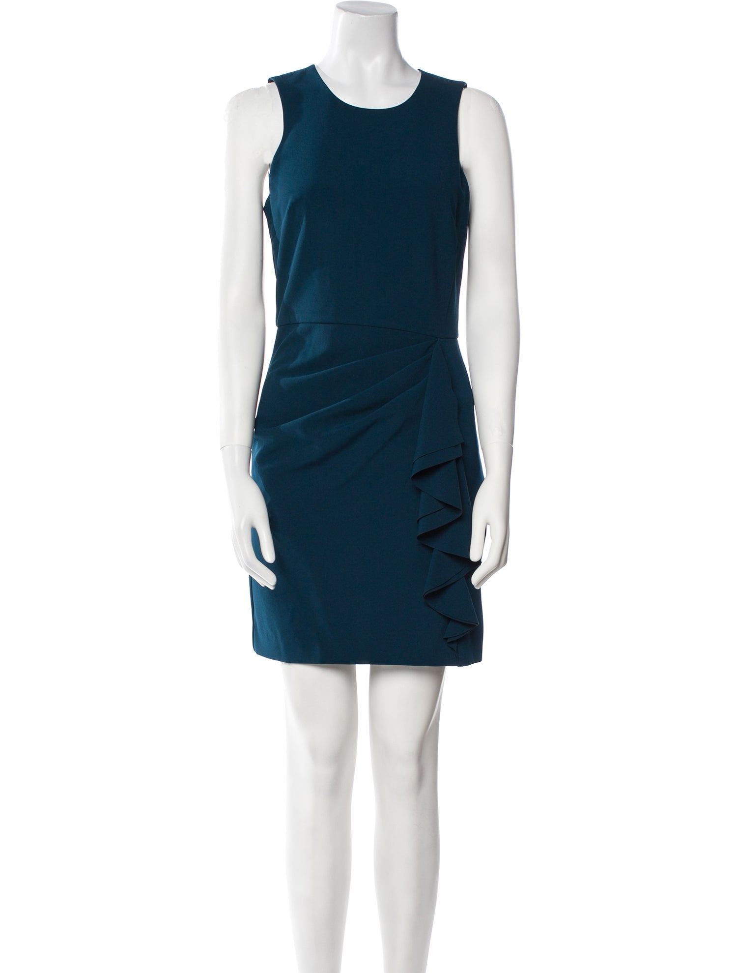 Parker Black Crew Neck Mini Dress