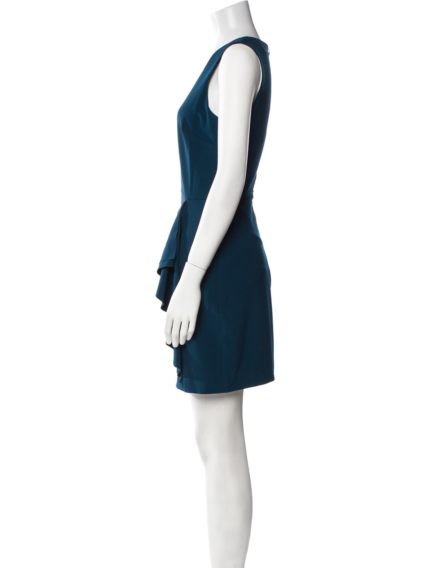 Parker Black Crew Neck Mini Dress