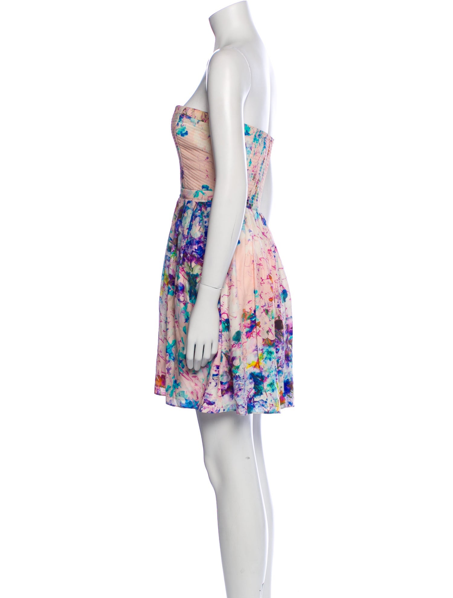 Parker Black Silk Mini Dress