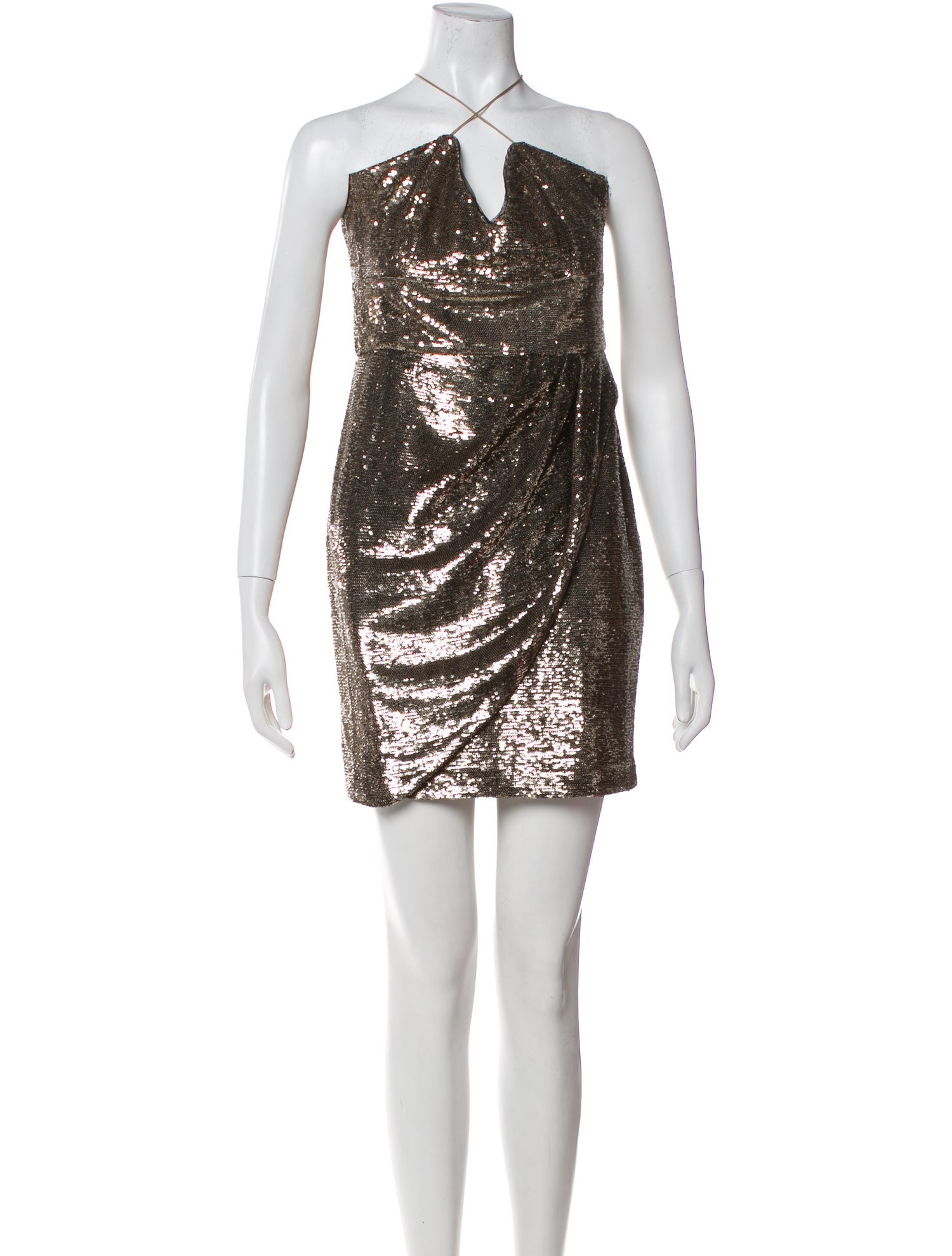 Parker Black One-Shoulder Mini Dress