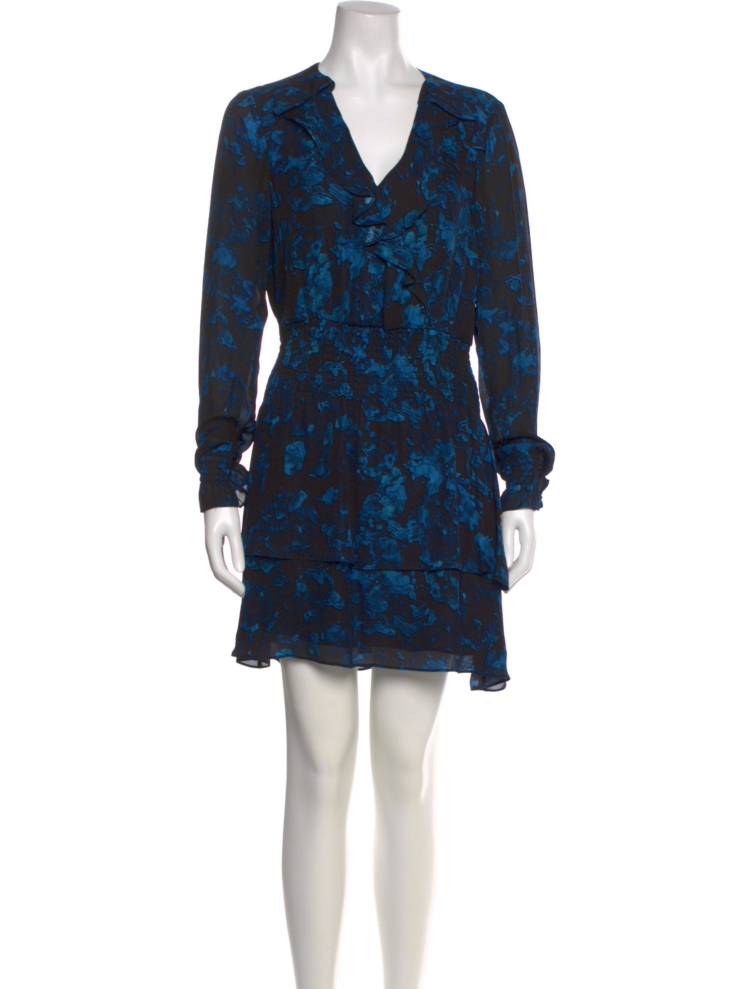 parker floral mini dress Parker Neutral Botanical Mini Dress