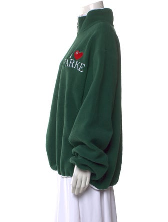 Parke Graphic Print Mock Neck Sweatshirt