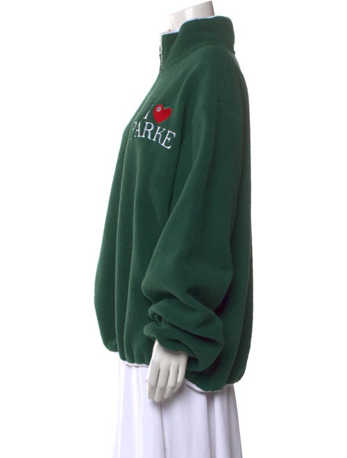 Parke Graphic Print Mock Neck Sweatshirt