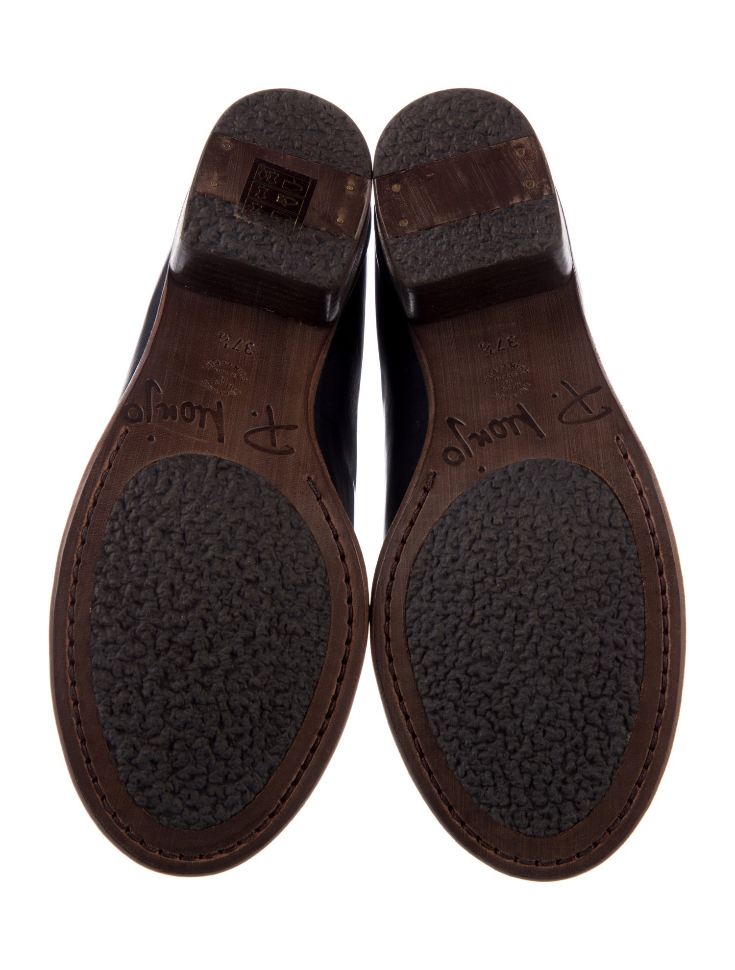 P. Monja Leather Moto Boots