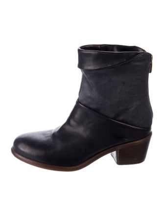 P. Monja Leather Moto Boots