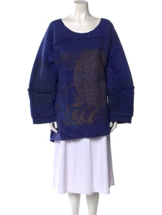 The People Of The Labyrinths Graphic Print Scoop Neck Tunic